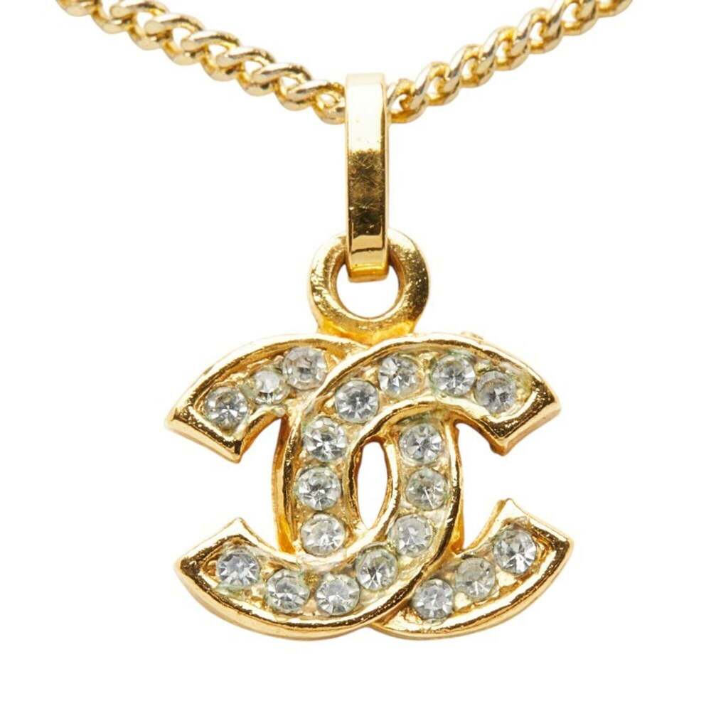 CHANEL Vintage Gold Logo Necklace - Picture 2 of 7